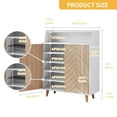 thumbnail image 5 of DWVO 5-Tier Shoe Cabinet with Doors Large Shoes Rack Organizer for Entryway and Hallway, 5 of 7