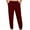 Wine, variant on Mlzmgr Mens Sweatpants Casual Workout Running Trousers Comfy Elastic Waist Joggers Pants with Pockets