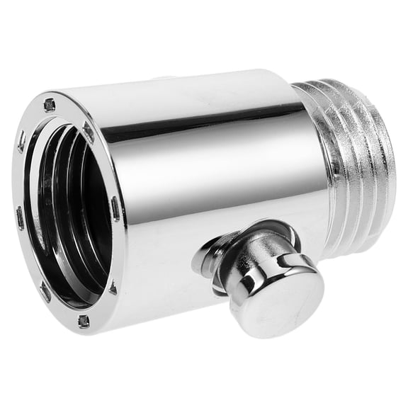 OFFIGAM Metal Rv Shower Head Shut Off Valve Silver Water Flow Control for Rv Bathrooms