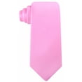 thumbnail image 3 of Solid Pink Necktie for Men - Solid Color Pink Ties for Groom, 3 of 5