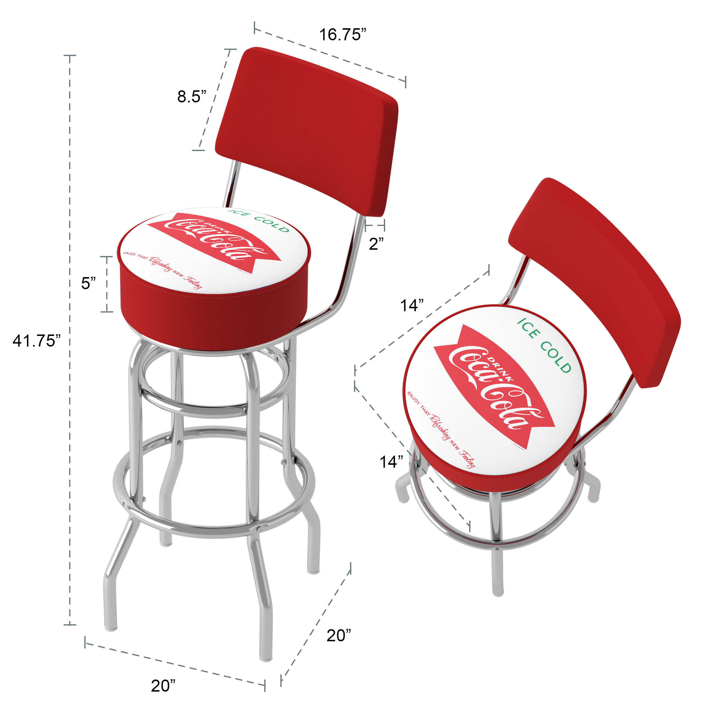 Trademark Vintage Coca-Cola Coke Ice Cold Design 40