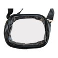 thumbnail image 1 of Bolsa transparente para mujer, ideal para eventos en estadios, para exteriores, tipo bandolera, ideal para compras. Negro, 1 of 9