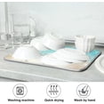 thumbnail image 7 of Coolnut Summer Beach Dish Drying Mat for Kitchen, 16 x 18 Inch Microfiber Absorbent Dish Drying Pad, Machine Washable Kitchen Counter Protect Mats, 7 of 7