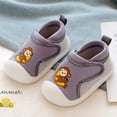 thumbnail image 4 of Otqutp Baby Round Toe Shoes&nbsp;Girls Boys Leisure Shoes Cotton Cloth Cartoon Prints Soft Bottom Breathable Slip On Sport Shoes Socks Shoes, 4 of 5