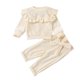 thumbnail image 1 of Gibobby Conjunto de Bebé A Niño Recién Nacido bebé niños niñas algodón sólido otoño manga larga pantalones pulóver sudadera conjunto ropa(Blanco,0-6 Meses), 1 of 4