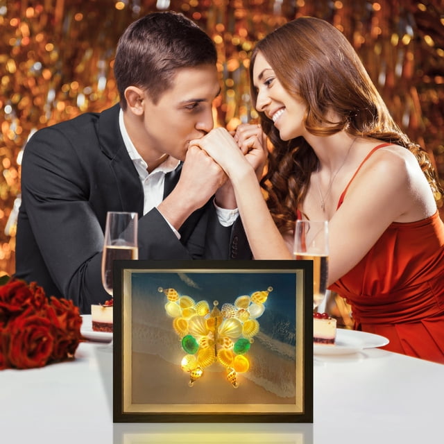Hot6sl Ofertas Del Día Lámpara de Cielo Estrellado Hecha a Mano Concha y Caracole