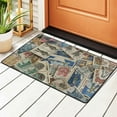 thumbnail image 3 of XMXT Non-Slip Area Rug, Diverse Stamp Prints Polyester Rugs for Living Room, 72 x 48 inches Multicolor, 3 of 9