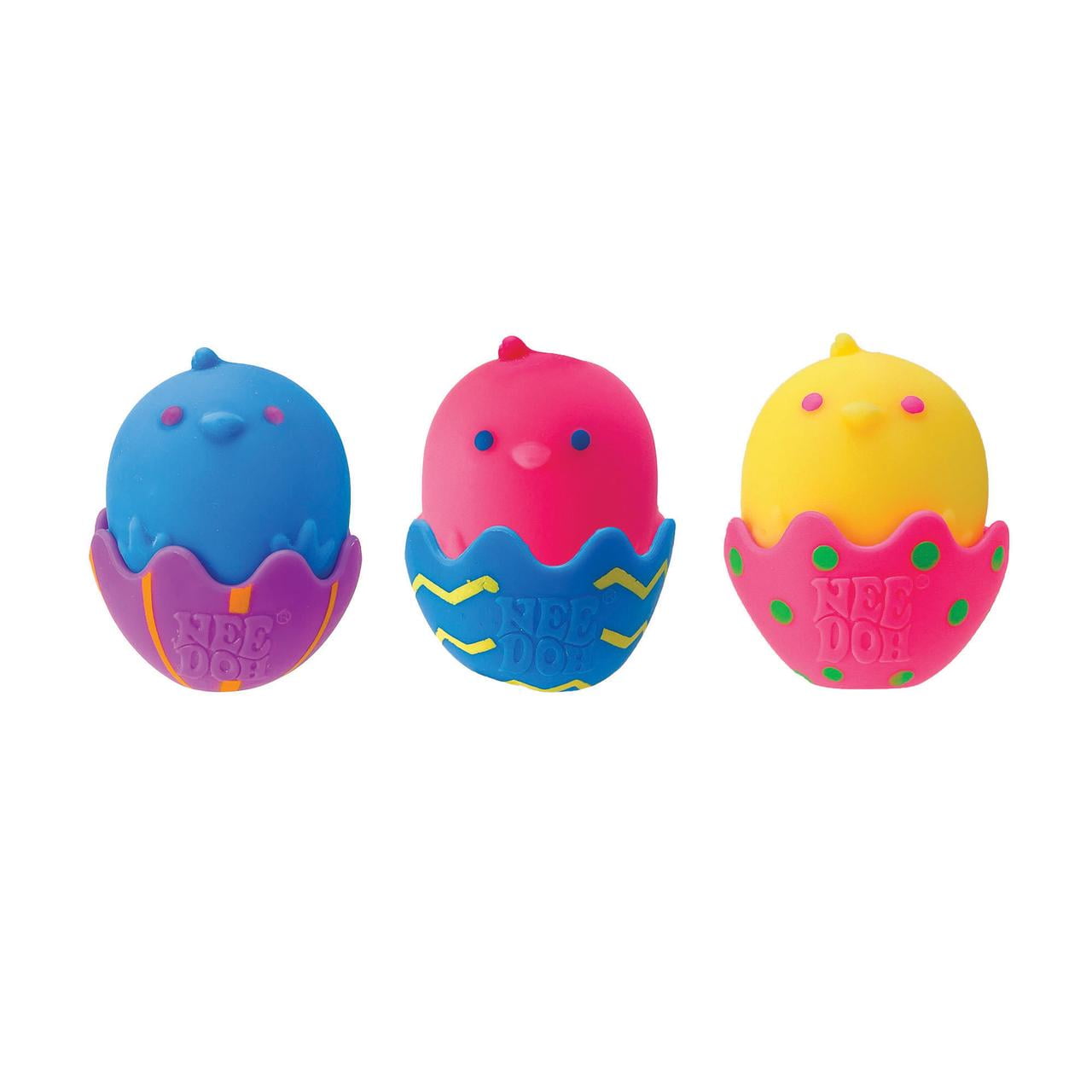 Schylling Needoh ChickaDeeDoos, Squishy Chick with Removeable Shell, Novelty Toy, Children Ages 3+  (图5)