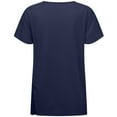 thumbnail image 3 of Women's-Levelwear  Navy Los Angeles Angels Influx 8-Bit Baseball T-Shirt, 3 of 3