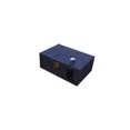 thumbnail image 1 of Seitruly Caja de almacenamiento de joyas, collares, pendientes, anillos, pulseras, brazaletes, organizador, estuche para el hogar, dormitorio, soporte de Bolsas de maquillaje Azul oscuro Seitruly CE015115-07, 1 of 6