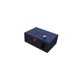 thumbnail image 1 of Jumpingount Caja de almacenamiento de joyería, collares, pendientes, pendientes, organizador portátil, adornos para el hogar, soporte para Bolsas de maquillaje Azul oscuro, 1 of 6