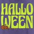 thumbnail image 2 of Women's Lost Gods Halloween Jack-O'-Lanterns  Racerback Tank Top Purple Heather X Large, 2 of 4