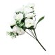 thumbnail image 3 of Kearding Mini flor de rosa artificial, tela de simulación, rama de flor, decoración falsa, rojo clarete Flores artificiales No.01 Kearding HA7331-01B, 3 of 6
