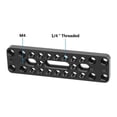 thumbnail image 3 of Camera Baseplate Extension Long Cheese Plate with Multiple 1/4inch-20 Thread Holes for DLSR Camera DIY Setup, 3 of 5