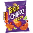 thumbnail image 2 of (3 pack) Takis Fuego Chippz 8 oz Sharing Size Bag, Hot Chili Pepper & Lime Thin-Cut Potato Chips, 2 of 8