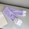 thumbnail image 7 of BXJX Girls Plush Scarf, Thick Casual Lightweight Thermal Neck Warmer for Winter Purple Size Free Size, 7 of 7