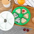 thumbnail image 4 of 2 Pieza DIY Molde de Sushi Onigiri Bola de Arroz Prensa de Alimentos Molde Triangular para Hacer Sushi Kit de Sushi Cocina Bento Accesorios, 4 of 5