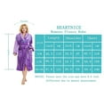 thumbnail image 6 of HEARTNICE Womens Fleece Robes, Plush Long Bathrobe Soft Warm Robes,(Black,2XL-3XL), 6 of 6