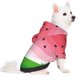 thumbnail image 2 of Fotbe Watermelon Sudadera con Estampado para Perros Pequeños – Suéter con Capucha para Mascotas, Tela Suave de Forro Polar con Bolsillo-X-Large, 2 of 7