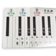 thumbnail image 4 of Professional Version 88 Key Keyboard Piano Finger Simulation Practice Guide Teaching Aid Note Chart for Beginner Student, 4 of 7
