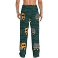 thumbnail image 3 of Daiia Men'S Big Machine Pants,Bottoms Sleep Lounge,Pajama Pants,Pj Bottoms Drawstring And Pockets-Large, 3 of 9