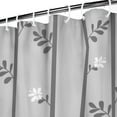 Extra Long Shower Curtain 84 inch Length, Modern Minimalist Shower
