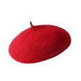 thumbnail image 3 of EeaseMX Boina cálida de lana para bebé, gorro de invierno para niña, talla M (rojo), 3 of 7