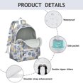 thumbnail image 4 of Pioneer Flower Backpack for School,Cute School Bag,Schoolbag with Adjustable Shoulder Straps & Padded Back,13.4"x11"x4.7", 4 of 6