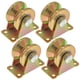 thumbnail image 1 of (Paquete de 4) Rueda con ranura en V de 2", ruedas para puerta corrediza, rodillo rígido resistente para riel en V invertido, puerta rodante, riel para máquinas industriales, 1 of 5