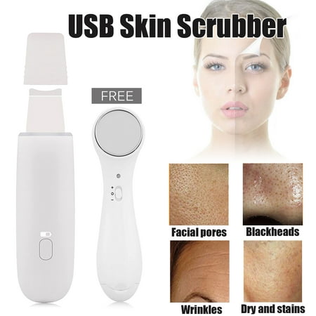 Facial Peeling Massager,Skin Care Device Ultrasonic Photon Skin Scrubber Facial Peeling Pores Cleaner+ Ion Skin Care