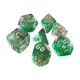 thumbnail image 1 of 7 piezas de dados poliédricos D8 D10 D12 D20 juguetes de entretenimiento de familiar regalos para niños adultos Verde Baoblaze Dados poliédricos, 1 of 4