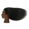 thumbnail image 3 of Cabeza de maniquí LECIPO, cabello humano 100% auténtico con soporte de 56 cm, 3 of 4