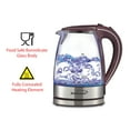 thumbnail image 3 of Brentwood Appliances KT-1900PR Tempered Glass Tea Kettles, 1.7-Liter, Purple, 3 of 6