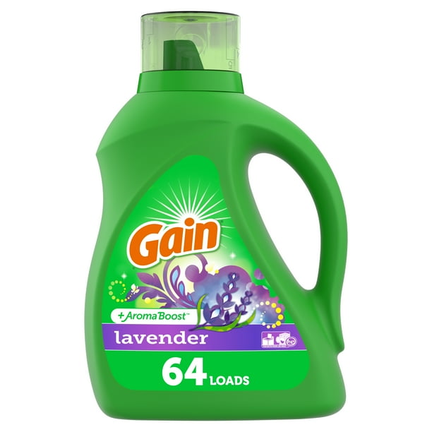 Gain Lavender He, 64 Loads Liquid Laundry Detergent, 100 Fl Oz