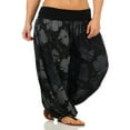 thumbnail image 2 of Pantalon Sarouel à Taille Froncée pour Femmes avec Imprimé Floral, 2 of 3