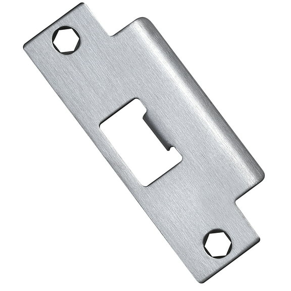 Tell Manufacturing CL100218 1-1/4" X 4-7/8" Satin Stainless Steel ASA Strike Plate