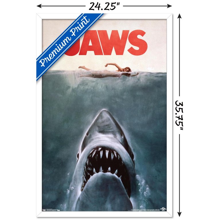 ssur ポスター サー　シルクスクリーン　JAWS 絵画