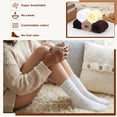 thumbnail image 5 of Bocaoying 6 Pairs Slouch Socks for Women Size 6-10, Knee High Socks with Ruffle Cuff - Cotton Scrunch Socks, Soft & Breathable Long Socks for Women, 5 of 5