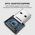 thumbnail image 4 of Avantree DG80-Gaming- USB Bluetooth 5.3 Adapter for PS5 & Gaming Consoles with Low Latency & aptX-Adaptive, Wireless Audio Dongle Transmitter for Headphones & Earbuds, 4 of 7