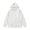 White, variant on Heavyweight Hoodie Men'S Pullover Hoodie, Men's Solid Color Long Sleeved Hooded Zipper Cardigan Sweatshirt