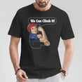 thumbnail image 2 of We Can Climb It Rock Climbing Graphic Tee Unisex Adult Cotton Casual Outdoor Adventure Sports Gift T-Shirt, Size 4XL, Color Black, 2 of 3