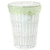 Burlington Large Wicker Hamper With Lid, White