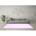 thumbnail image 3 of Ahgly Company Indoor Square Solid Pink Modern Area Rugs, 8' Square, 3 of 4