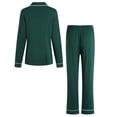 thumbnail image 3 of RH Women Pajamas Set Button Down Sleepwear Long Sleeve Nightwear Long Pants Pj Set S-XXL RHW4013, 3 of 7