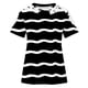 thumbnail image 4 of Camisas de Manga Corta para las Mujeres Impresión Cuello Redondo Suéter Encaje Camisa, Blusa de Verano Casual para las Mujeres, 4 of 5