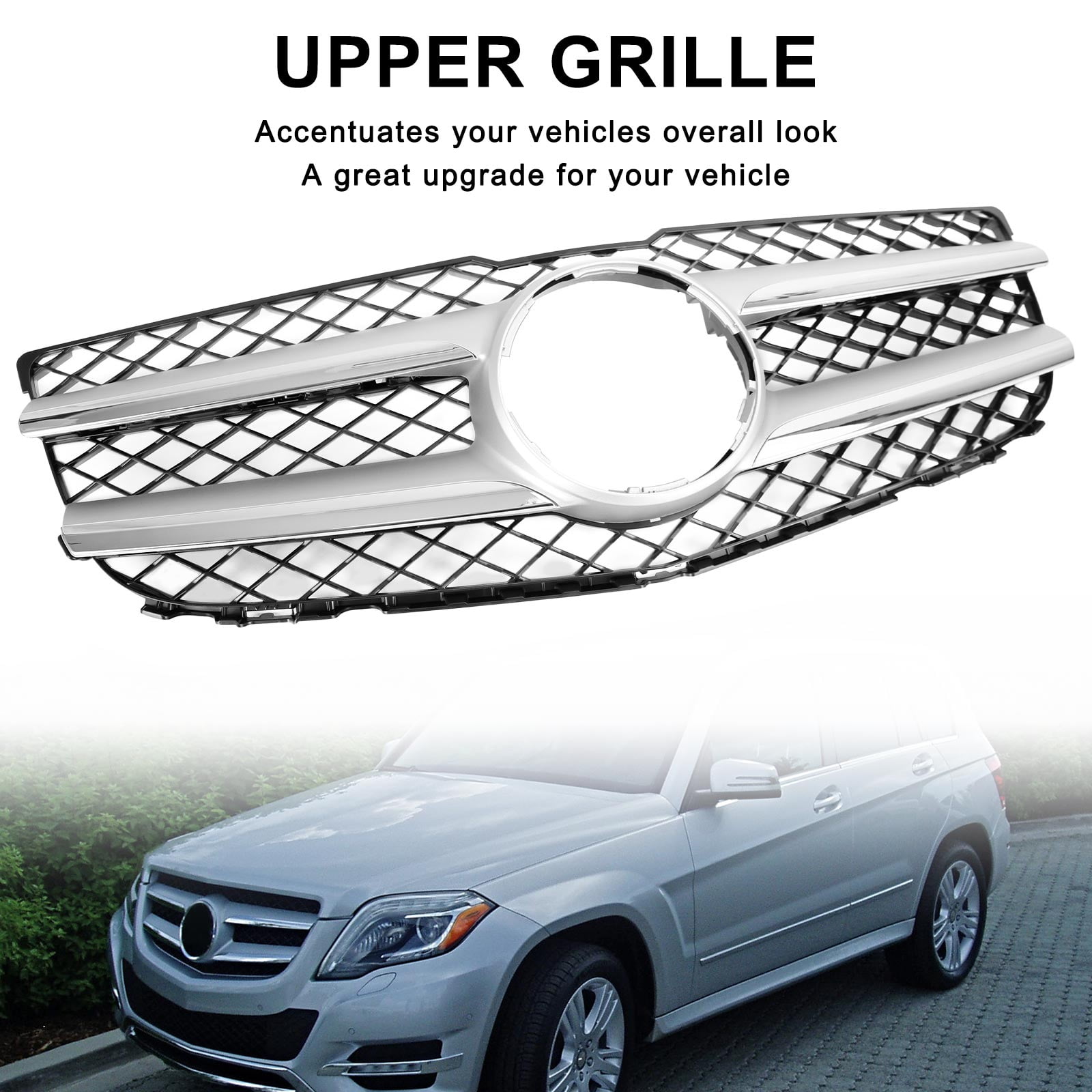 Front Hood Bumper Grill Grille 2048802983 Fit for Mercedes-Benz  