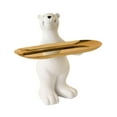 thumbnail image 3 of TISHITA Bear Figure Table Ornament Storage Tray for Jewelry And Rings in The Office , Standing, 3 of 8