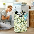 thumbnail image 5 of Yayeee Freestanding Laundry Hamper with Handle Collapsible Large Storage Basket for Clothes, Olive Leaf, 5 of 7
