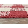 thumbnail image 5 of Garland Rug Country Living Buffalo Plaid Polypropylene Chili/Ivory Indoor/Outdoor Area Rug, 5' x 7', 5 of 7