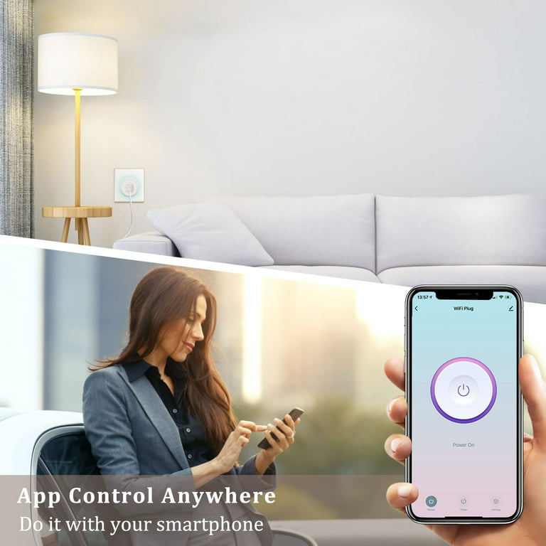 Smart WIFI Plug Socket Power Switch APP Remote Control Timer Home